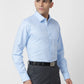 Raymond Men Grey Structure Regular Fit Cotton Shirt