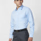 Raymond Men Grey Structure Regular Fit Cotton Shirt