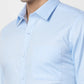 Raymond Men Grey Structure Regular Fit Cotton Shirt