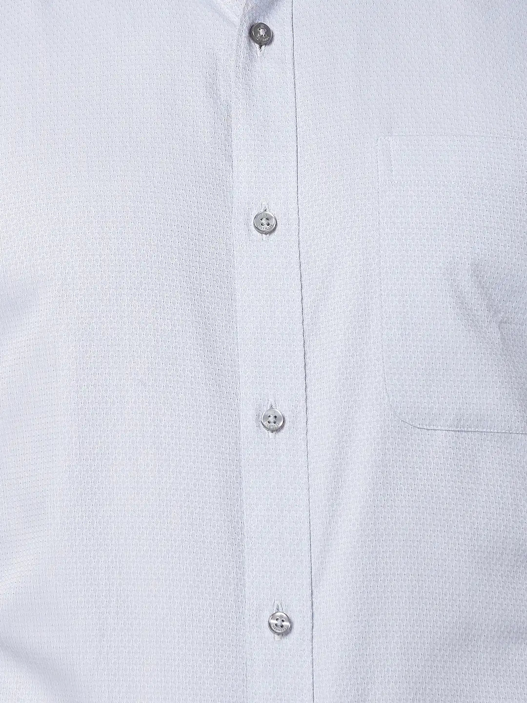 Raymond Men Orange Structure Regular Fit Cotton Shirt