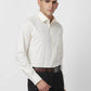 Raymond Men Black Solid Slim Fit Cotton Shirt