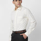 Raymond Men Black Solid Slim Fit Cotton Shirt