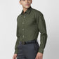 Raymond Men Blue Solid Slim Fit Cotton Shirt