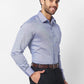 Raymond Men Orange Structure Slim Fit Cotton Shirt