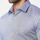 Raymond Men Orange Structure Slim Fit Cotton Shirt