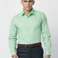 Raymond Men Blue Structure Slim Fit Cotton Shirt