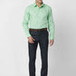 Raymond Men Blue Structure Slim Fit Cotton Shirt