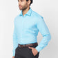 Raymond Men Red Structure Slim Fit Cotton Shirt