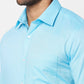 Raymond Men Red Structure Slim Fit Cotton Shirt
