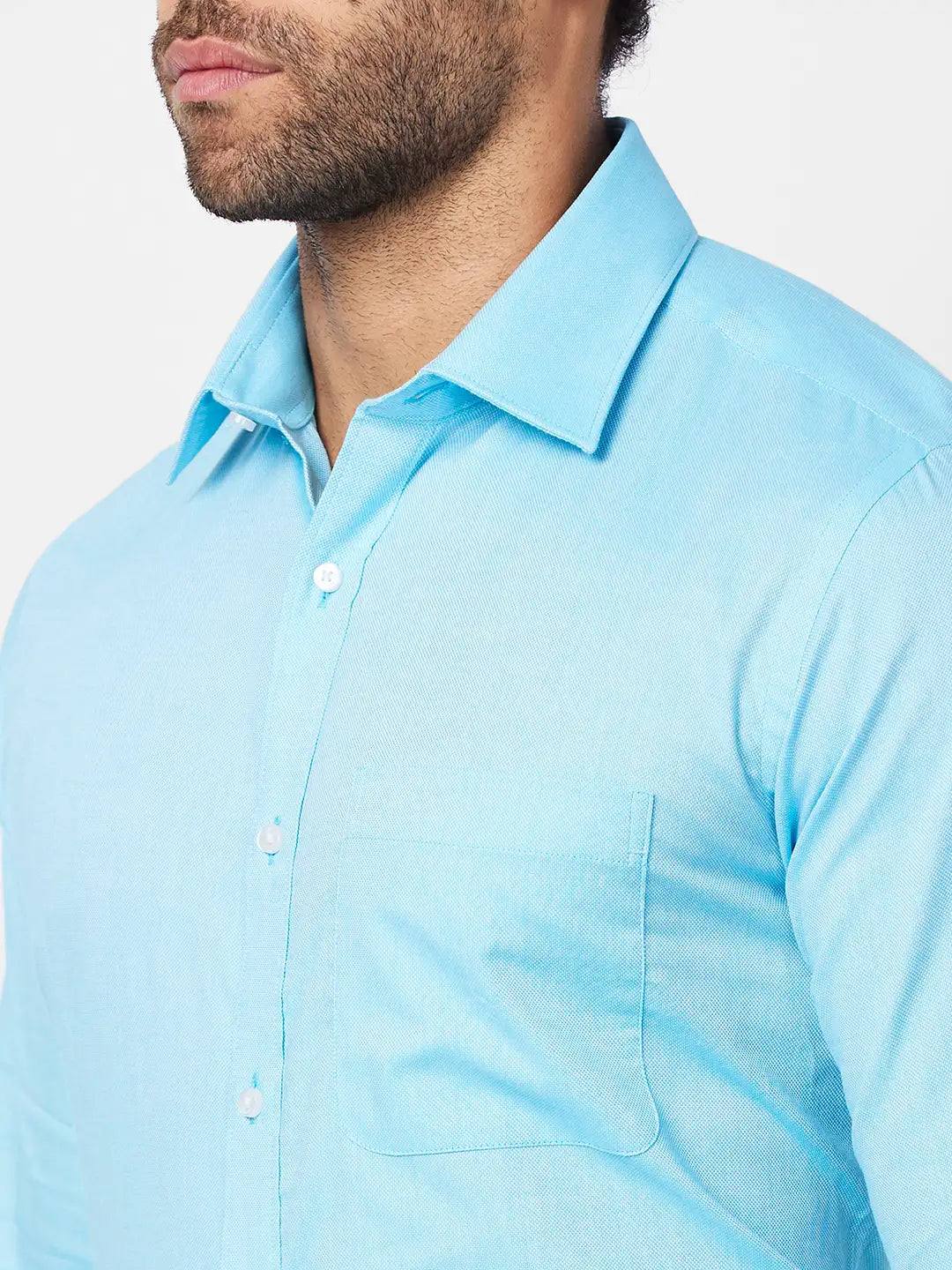Raymond Men Red Structure Slim Fit Cotton Shirt