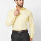 Raymond Men Orange Solid Contemporary Fit Cotton Shirt