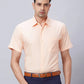 Raymond Men Blue Structure Regular Fit Cotton Shirt