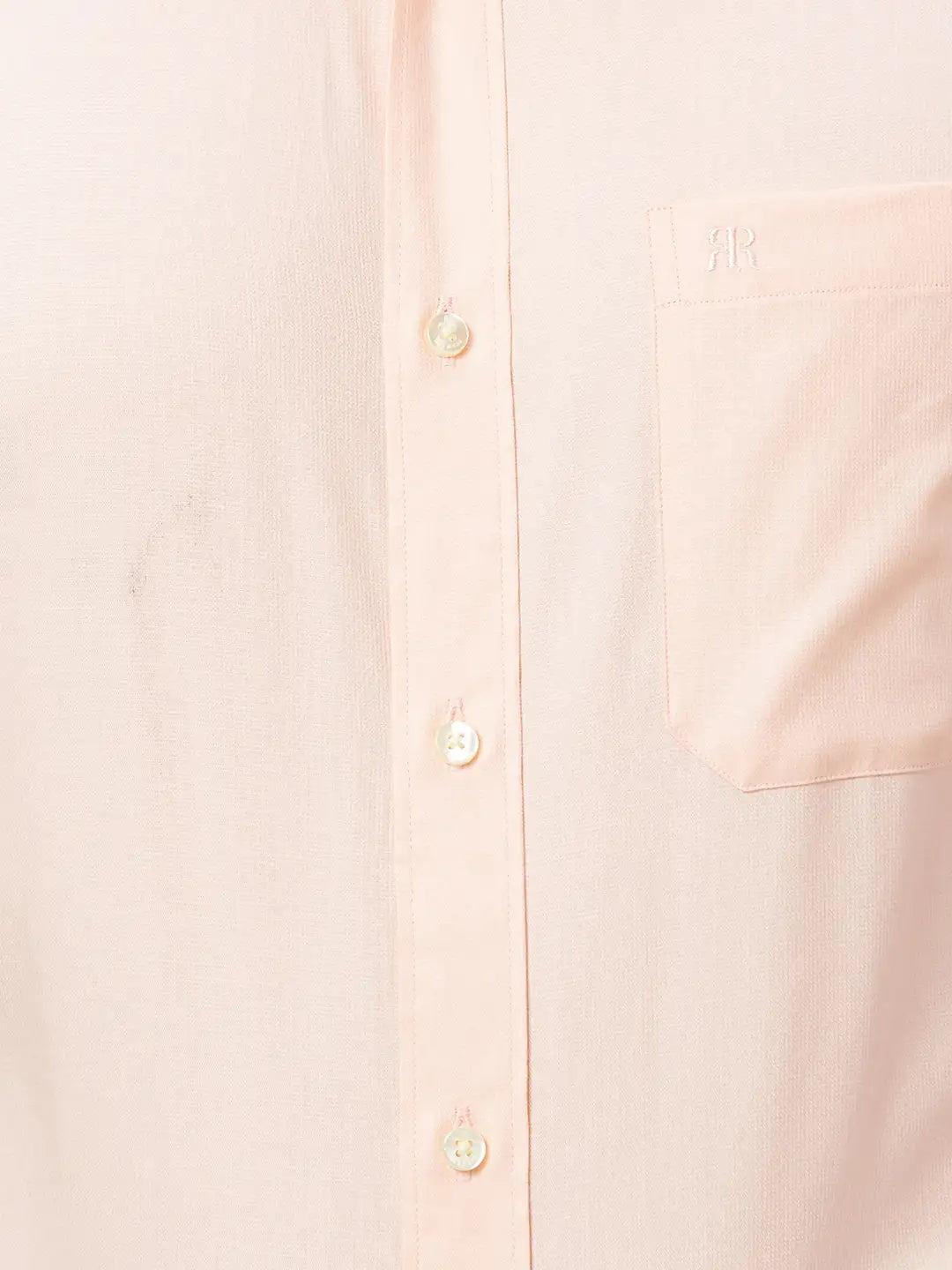 Raymond Men Blue Structure Regular Fit Cotton Shirt