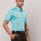 Raymond Men Red Structure Regular Fit Cotton Shirt