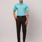 Raymond Men Red Structure Regular Fit Cotton Shirt