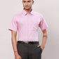 Raymond Men Blue Print Regular Fit Linen Shirt