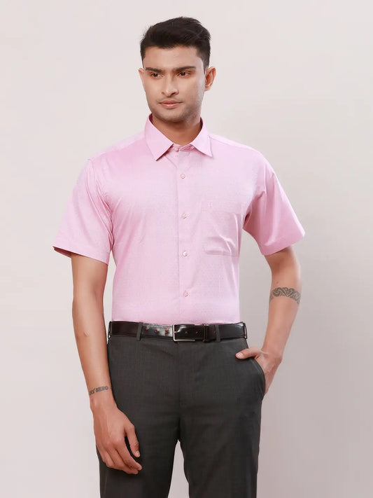 Raymond Men Blue Print Regular Fit Linen Shirt