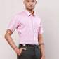Raymond Men Blue Print Regular Fit Linen Shirt