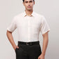 Raymond Men White Solid Regular Fit Linen Shirt