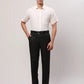 Raymond Men White Solid Regular Fit Linen Shirt