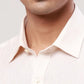 Raymond Men White Solid Regular Fit Linen Shirt