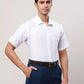 Raymond Men White Slim Fit Cotton Shirt