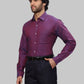 Men Grey Contemporary Fit   Cotton   Shirts