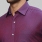 Men Grey Contemporary Fit   Cotton   Shirts