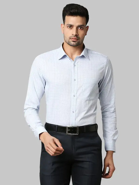 Men Slim Fit Green Shirt