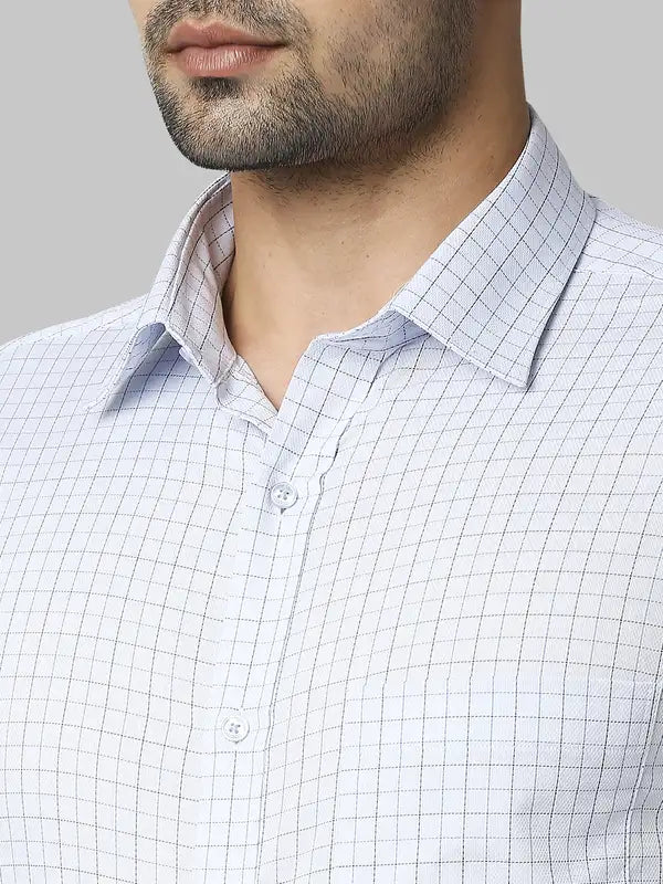 Men Slim Fit Green Shirt