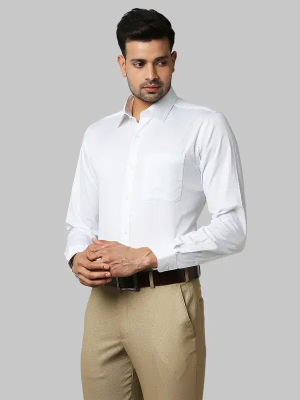 Men Slim Fit Orange Shirt