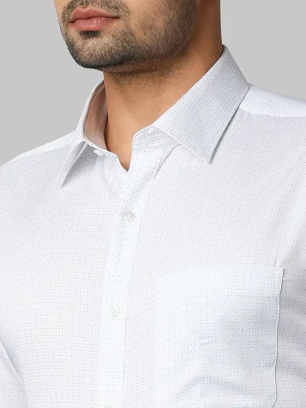 Men Slim Fit Orange Shirt