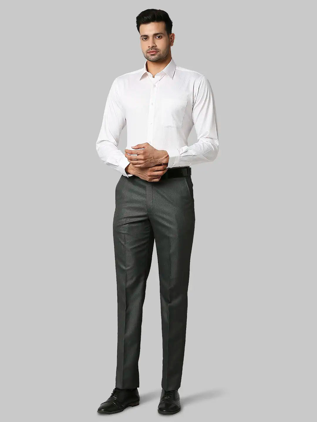Men Slim Fit Blue Shirt