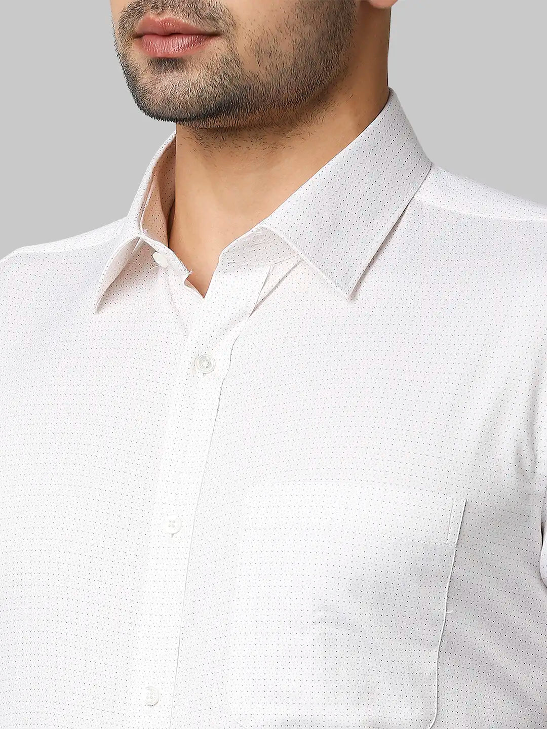 Men Slim Fit Blue Shirt
