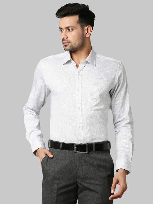 Men Slim Fit Light Red Shirt
