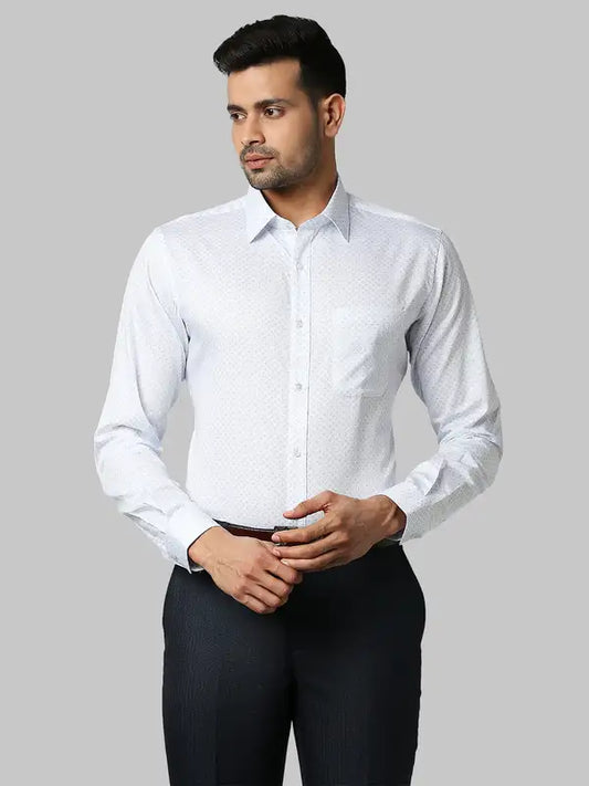 Men Slim Fit Blue Shirt