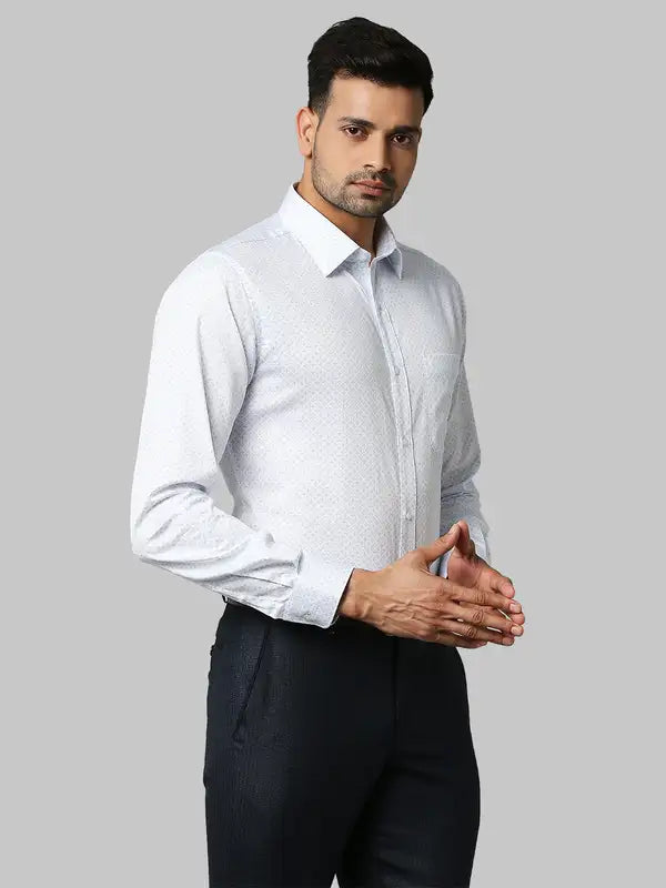 Men Slim Fit Blue Shirt