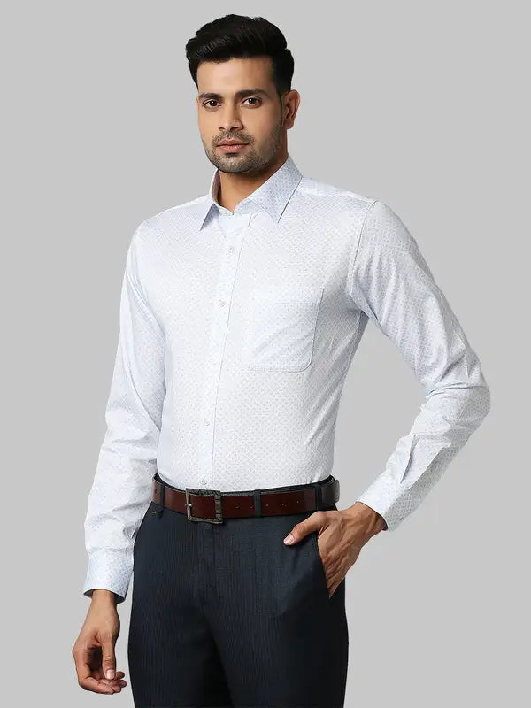 Men Slim Fit Blue Shirt