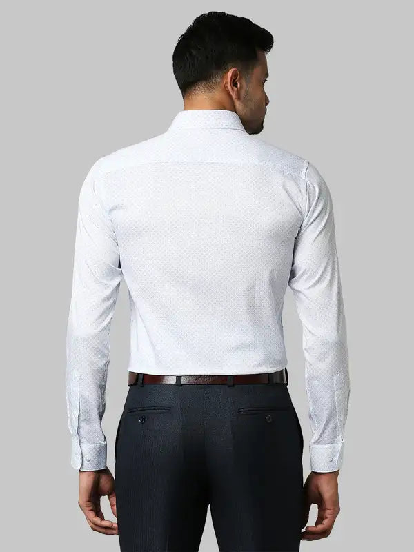 Men Slim Fit Blue Shirt