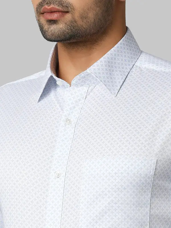 Men Slim Fit Blue Shirt