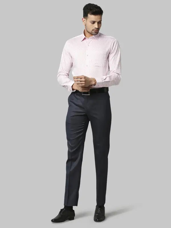 Men Slim Fit Blue Shirt