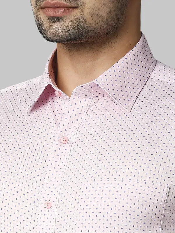 Men Slim Fit Blue Shirt
