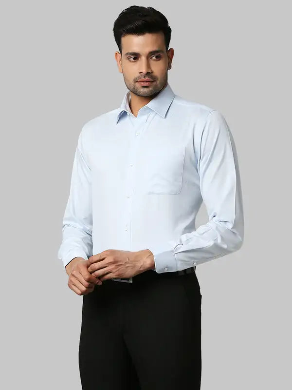 Men Slim Fit Violet Shirt
