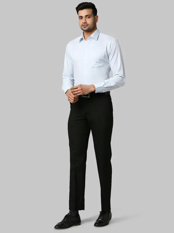 Men Slim Fit Violet Shirt
