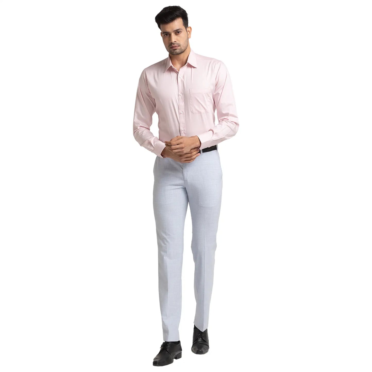 Men Slim Fit Blue Shirt