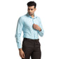 Men Slim Fit Orange Shirt