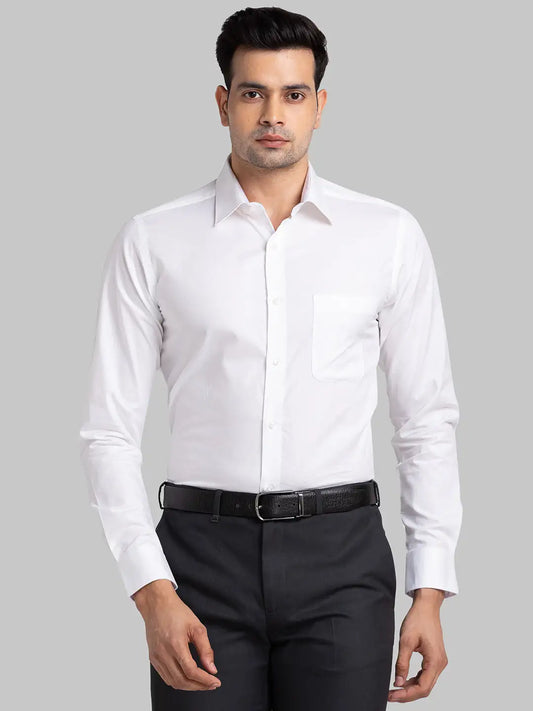 Raymond Men Grey Print Contemporary Fit Viscose Blend Shirt