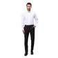 Raymond Men Grey Solid Contemporary Fit Polyester Blend Trouser