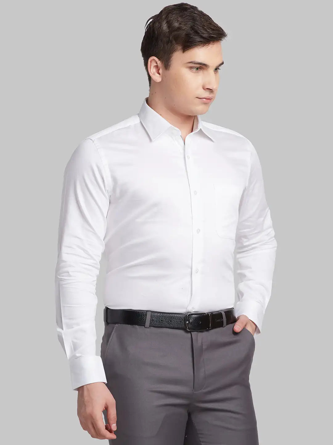 Men Contemporary Fit Blue Shirt