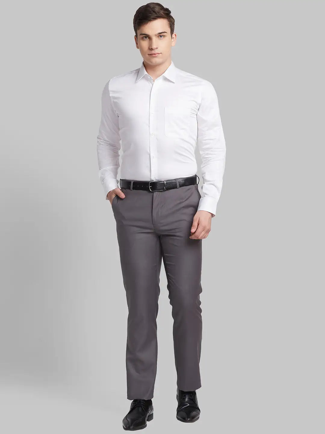 Men Contemporary Fit Blue Shirt